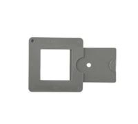 Wellrun Visor deslizante ligero, herramienta de composición portátil, visor de proporción dorada para dibujar, bocetos, costura de fotografía