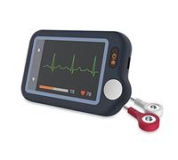 Wellue ECG Monitor, dispositivo de ECG Bluetooth con aplicación para iOS y Android, grabación de 30s / 60s / 5min, funciona con smartphone y PC, rastreador de salud cardíaca personal vestible