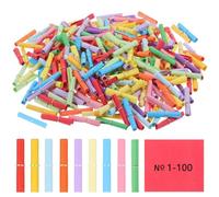 WELLXUNK Juego de 100 bolas, números del 1 al 100, sorteos sueltos, tómbola suelta con números, multicolor mixto, numerados para festivales y festivales