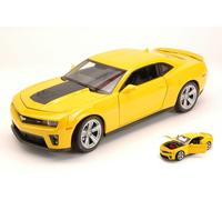 MODELO DE COCHE ESTÁTICO WELLY CHEVCHEVROLET CAMARO ZL1 2013 AMARILLO ESCALA ...