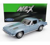 WELLY CHEVCHEVROLET CORVETTE 1963 MODELO DE COCHE ESTÁTICO ESCALA 1/24