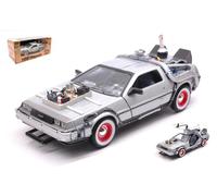 WELLY 1/24 DE LOREAN RETORNO AL FUTURO III MÁQUINA DEL TIEMPO MODELO ESTÁTICO