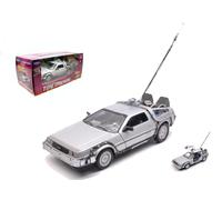 WELLY 1/24 DE LOREAN RETORNO AL FUTURO MACHINE MODELO ESTÁTICO DIECAST
