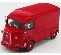 MODELO DE FURGONETA ESTÁTICA WELLY CITROEN TIPO HY VAN 1969 ROJO ESCALA 1/24