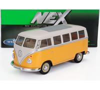 WELLY 1/24 FURGONETA VOLKSWAGEN T1 MINIBÚS 1962 AMARILLO MODELO ESTÁTICO DIECAST