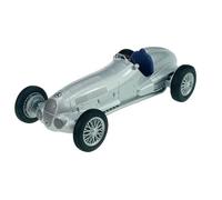 Welly 1937 Mercedes-Benz W125 Plata 1/24 Metal Modelo Coche Die Cast Nuevo en Caja