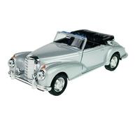 Welly 1955 Mercedes-Benz 300S Plata 1/34 - 1/39 Modelo Metal Coche Die Cast Nuevo en Caja