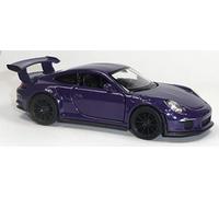 Welly 2016 Porsche 911 GT3 RS Purple Collectible Modelo Aprox. 12cm de Apertura de Puertas Pullback Go Action