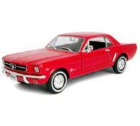WELLY 22451R Ford MUSTANG Coupé 1964 Rojo 1:24 Escala Diecast Modelo T48 Envío