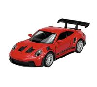 Welly 43835 - Modelo de coche compatible con Porsche 911 992 GT3 RS Coupe Rojo aprox. 1/34 - 1/39 Modelo de metal Modelo Coche Die Cast Nuevo en caja