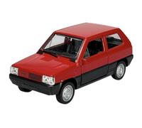 Welly 43849 - Modelo de coche compatible con Fiat Panda 1980, color rojo, aprox. 1/34 - 1/39