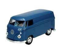 Welly 49764 - Modelo de coche compatible con 1963 VW Volkswagen Transporter T1 Bus Azul aprox. 1/34 - 1/39 Metal Die Cast Nuevo en caja