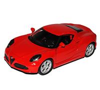 Welly Alfa Romeo 4C Coupe Rojo a partir de 2014 ca 1/43 1/36-1/46 Modelo Coche