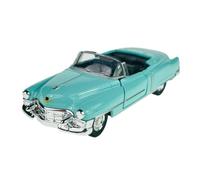 Welly Cadillac Eldorado Cabrio Abierto Azul 1953-1966 ca 1/34-1/39 Modelo Metal Coche Die Cast Nuevo en Caja