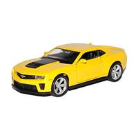 Welly Chevrolet Chevy Camaro SS RS Coupe Amarillo ZL1 5ª Generación a partir de 2009 con motor de retracción ca 1/43 1/36-1/46 Modelo Coche