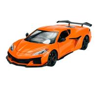 Welly Chevrolet Corvette Z06 Coupe Naranja a partir de 2023 1/24 1:24 Modelo de metal Coche Die Cast Nuevo en caja