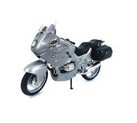 Welly Die Cast Motocicleta Plata Compatible con R1100 RT, escala 1:18