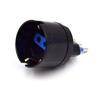 Welly Enjoy It - Adaptador de Enchufe con Enchufe Italiano 10A, Color Negro