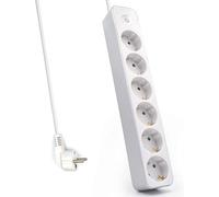 Welly Enjoy It WY13166 Regleta con Protección 6 Tomas Schuko Blanco