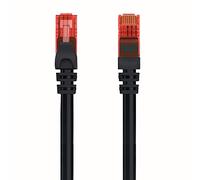 Welly Enjoy wy40150 Cable de red de Cat.6 U/UTP Ethernet Gigabit LAN RJ45, 0.5 m de Largo, PVC, EL que, AWG 26/7, Negro