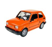 Welly Fiat 126 - Modelo de coche para Fiat 126p 1972-2000 1/21, color naranja