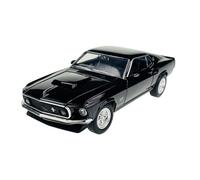 Welly Ford Mustang Boss 429 Coupé Negro Tipo I 3ª Generación 1969 1/24 Modelo de Coche de Metal Die-Cast Nuevo en Caja