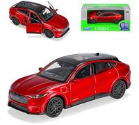 Welly Ford Mustang Mach-E GT SUV Rojo a partir de 2020 ca 1/43 1/36-1/46 Modelo Coche
