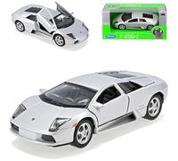Welly Lamborgihini Murcielago Coupe Plata 2001-2010 ca 1/43 1/36-1/46 Modelo Coche