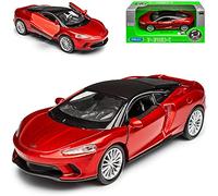 Welly McLaren GT Coupe Rojo Metálico A partir de 2019 ca 1/43 1/36-1/46 Modelo Coche