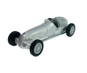 Welly Modelo Coche Compatible con 1937 Mercedes-Benz W125 Plata ca 1/34-1/39 Modelo Metal Auto Die Cast Nuevo en Caja