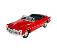 Welly Modelo Coche Compatible con 1953 Buick Skylark Convertible Rojo CA 1/34-1/39 Modelo Metal Coche Die Cast Nuevo en Caja 43664