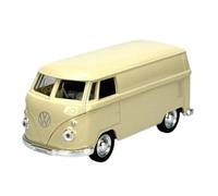 Welly Modelo Coche Compatible con 1963 VW Volkswagen Transporter T1 Bus Beige 1/34-1/39 Metal Die Cast Nuevo en Caja 49764