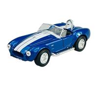 Welly Modelo Coche Compatible con 1965 Shelby Cobra 427 S/C Azul ca 1/34-1/39 Modelo Metal Coche Die Cast Nuevo en Caja