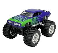 Welly Modelo Coche Compatible con 1969 Pontiac GTO Monster Truck Big Wheel ca 1/34-1/39 Modelo Metal Auto Die Cast Nuevo en Caja