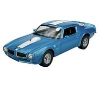 Welly Modelo Coche Compatible con 1970 Pontiac Firebird Trans Am Azul 1/24 1:24 Modelo Metal Coche El Cast Nuevo en Caja