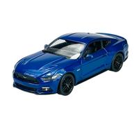 Welly Modelo Coche Compatible con 2015 Ford Mustang GT VI Coupe Azul ca 1/24 1:24 Modelo Metal Coche Die Cast Nuevo en Caja