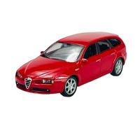 Welly Modelo Coche Compatible con Alfa Romeo 159 Sportwagon Rojo 1/43-1/49 Modelo Metal Auto Die Cast Nuevo en Caja 44001