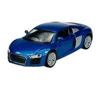 Welly Modelo Coche Compatible con Audi R8 V10 Coupe Azul Último Modelo 2.ª Generación a partir de 2015 ca 1/34-1/39 Modelo Metal Auto Die Cast Nuevo en Caja
