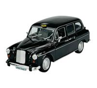 Welly Modelo Coche Compatible con Austin FX4 London Taxi Negro A partir de 1989 1/24 1:24 Modelo Metal Coche Die Cast Nuevo en Caja