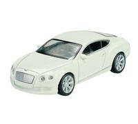 Welly Modelo Coche Compatible con Bentley Continental GT Coupe Blanco ca 1/43-1/49 Modelo Metal Auto Die Cast Nuevo en Caja