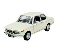 Welly Modelo Coche Compatible con BMW 2002ti Coupe Cream Beige 1966-1977 1/24 1:24 Modelo Metal Coche Die Cast Nuevo en Caja 24053
