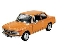 Welly Modelo Coche Compatible con BMW 2002ti Coupe Naranja 1966-1977 ca 1/24 1:24 Modelo Metal Coche Die Cast Nuevo en Caja
