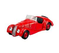 Welly Modelo Coche Compatible con BMW 328 Roadster Convertible Abierto Rojo Coche Clásico 1937-1939 ca 1/34-1/39 Modelo Metal Coche Die Cast Nuevo en Caja