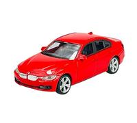 Welly Modelo Coche Compatible con BMW Serie 3 F30 335i Sedán Rojo 2011-2019 ca 1/43 - 1/49 Metal Modelo Coche Die Cast Nuevo en Caja