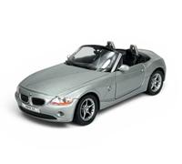 Welly Modelo Coche Compatible con BMW Z4 E85 Cabrio Abierto Plata 2002-2008 ca 1/24 1:24 Modelo Metal Coche Die Cast Nuevo en Caja 22517