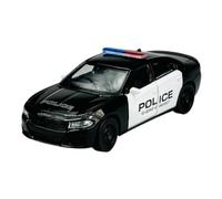 Welly Modelo Coche Compatible con Dodge Charger R/T Sedan Policía Policía Negro AB 2016 ca 1/34-1/39 Metal Die Cast Nuevo en Caja