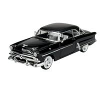 Welly Modelo Coche Compatible con Ford Crestline Victoria Coupe Negro 1953 1/24 1:24 Modelo Metal Coche Die Cast Nuevo en Caja 22093