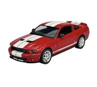 Welly Modelo Coche Compatible con Ford Mustang Shelby Gt-500 Gt500 Rojo 1/24 1:24 Modelo Metal Coche Die Cast Nuevo en Caja