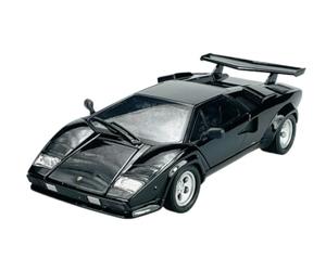 Welly Modelo Coche Compatible con Lamborghini Countach LP 500 S Negro 1/24 1:24 Metal Die Cast Nuevo en Caja 24112