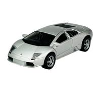 Welly Modelo Coche Compatible con Lamborgihini Murcielago Coupe Plata 2001-2010 1/34-1/39 Modelo Metal Coche Die Cast Nuevo en Caja 42317